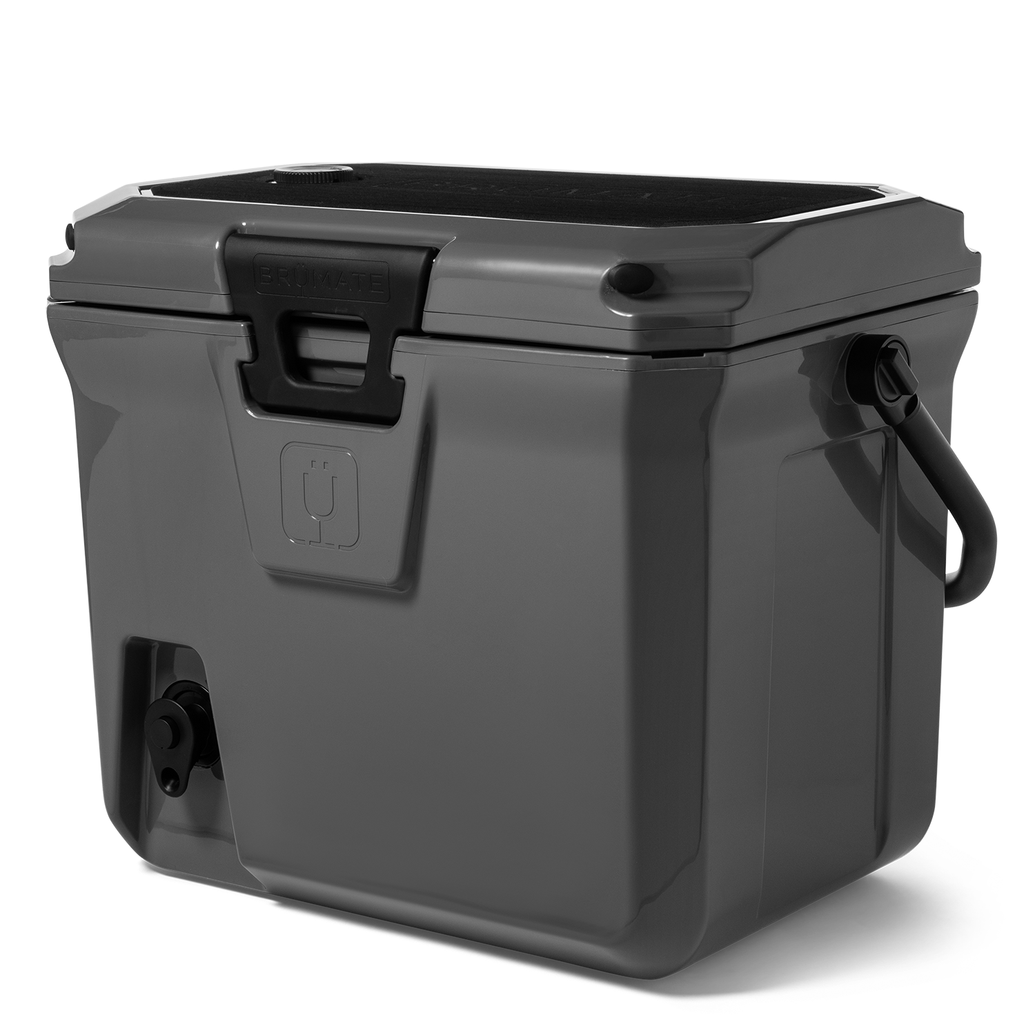 BrüMate BrüTank 20-Quart Easy-Carry Cooler - Charcoal - View 1