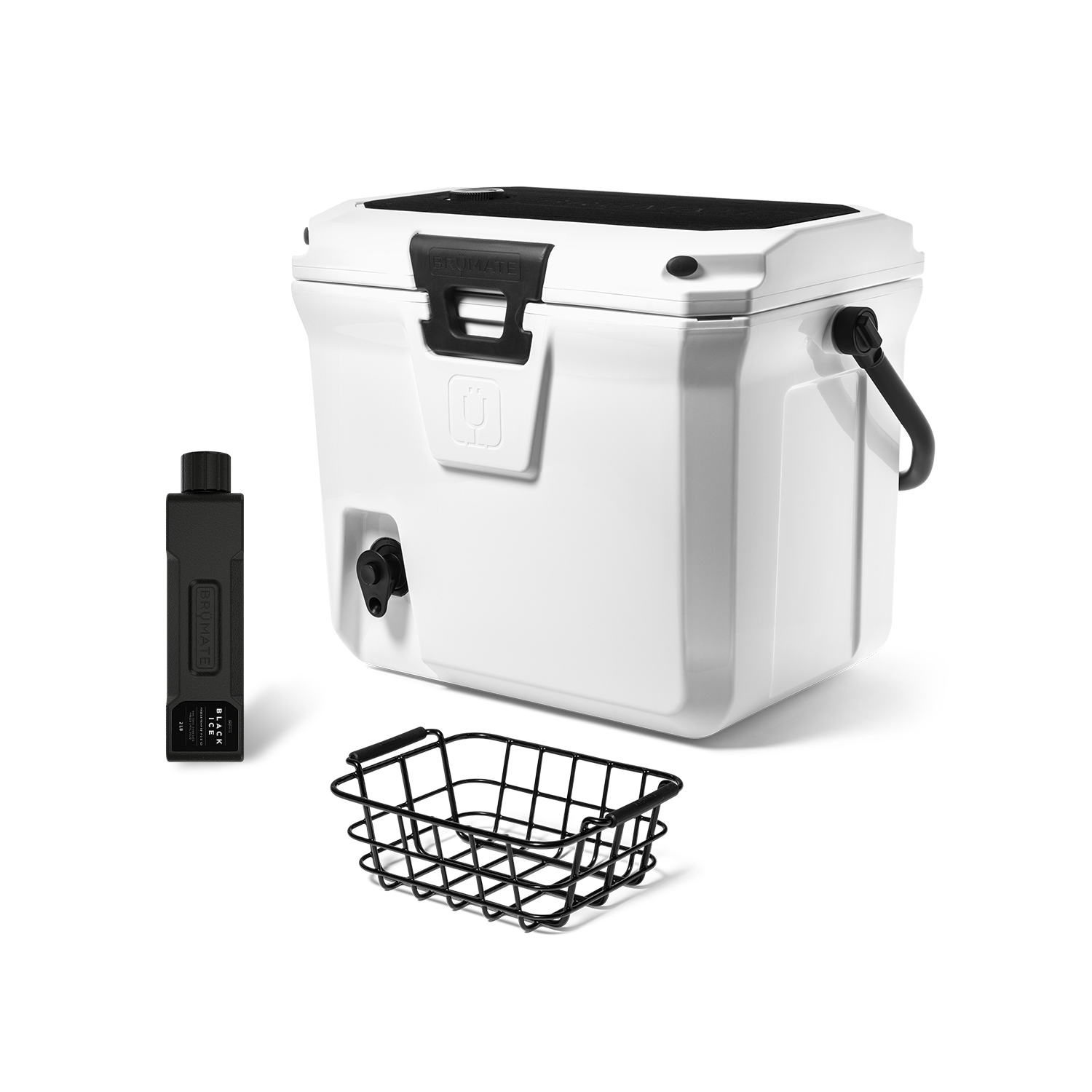 BrüMate BrüTank 20-Quart Grab + Go Cooler Bundle - Ice White - View 1
