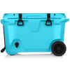 BrüMate BrüTank 55-Quart Rolling Cooler - Electric Blue - View 1
