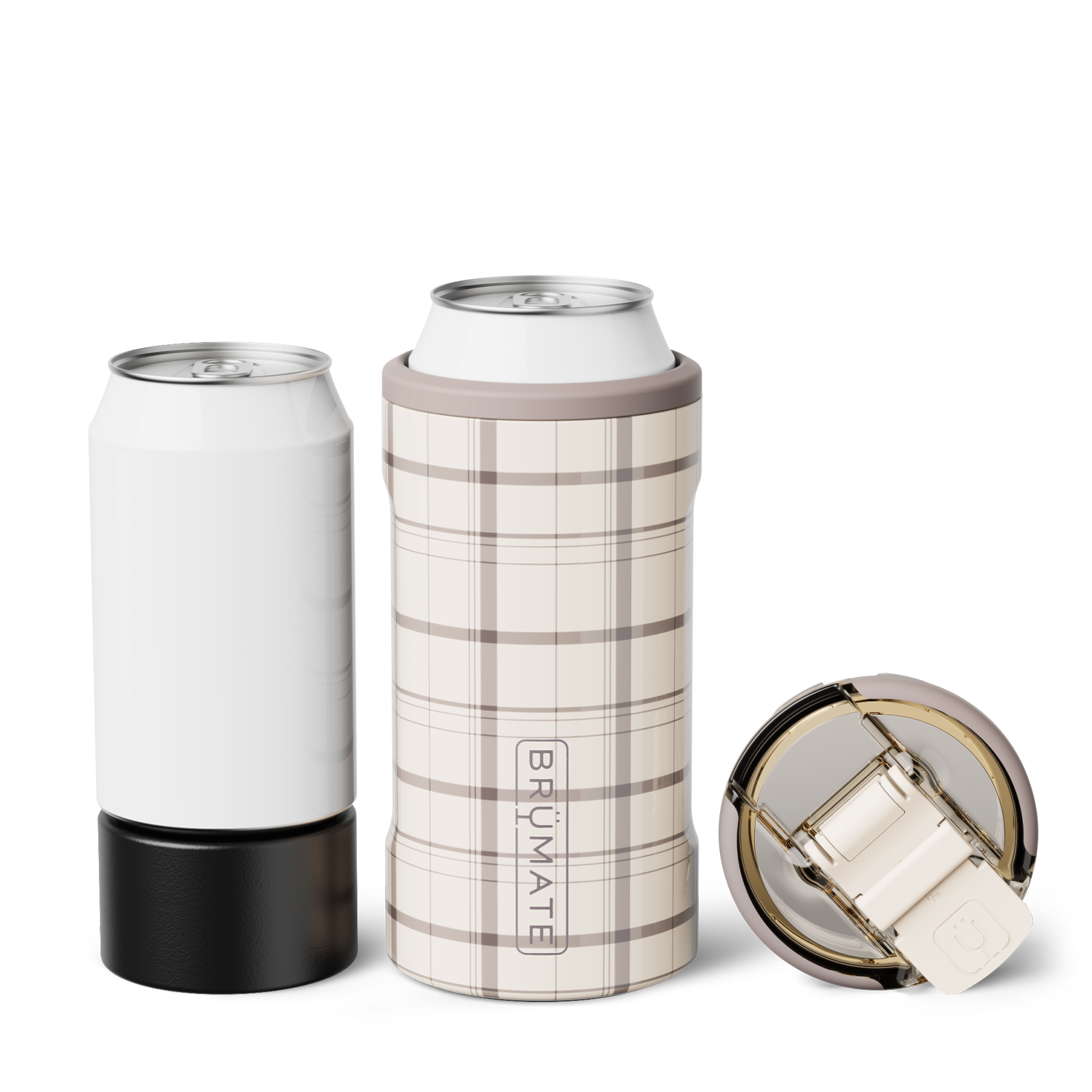 BrüMate Hopsulator Trio v2 - Oxford Plaid - View 1