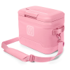 BrüMate MagPack 12-Can Shoulder Sling Soft Cooler - Primrose - Front Strap View