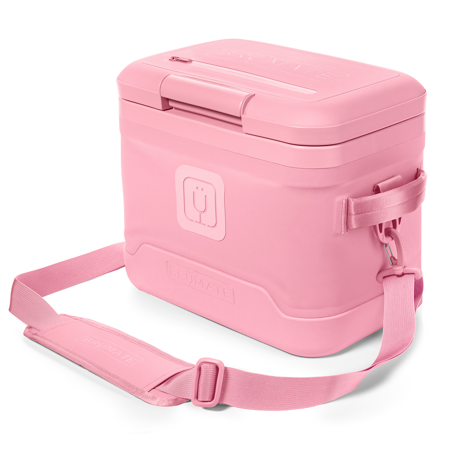 BrüMate MagPack 12-Can Shoulder Sling Soft Cooler - Primrose - Front Strap View