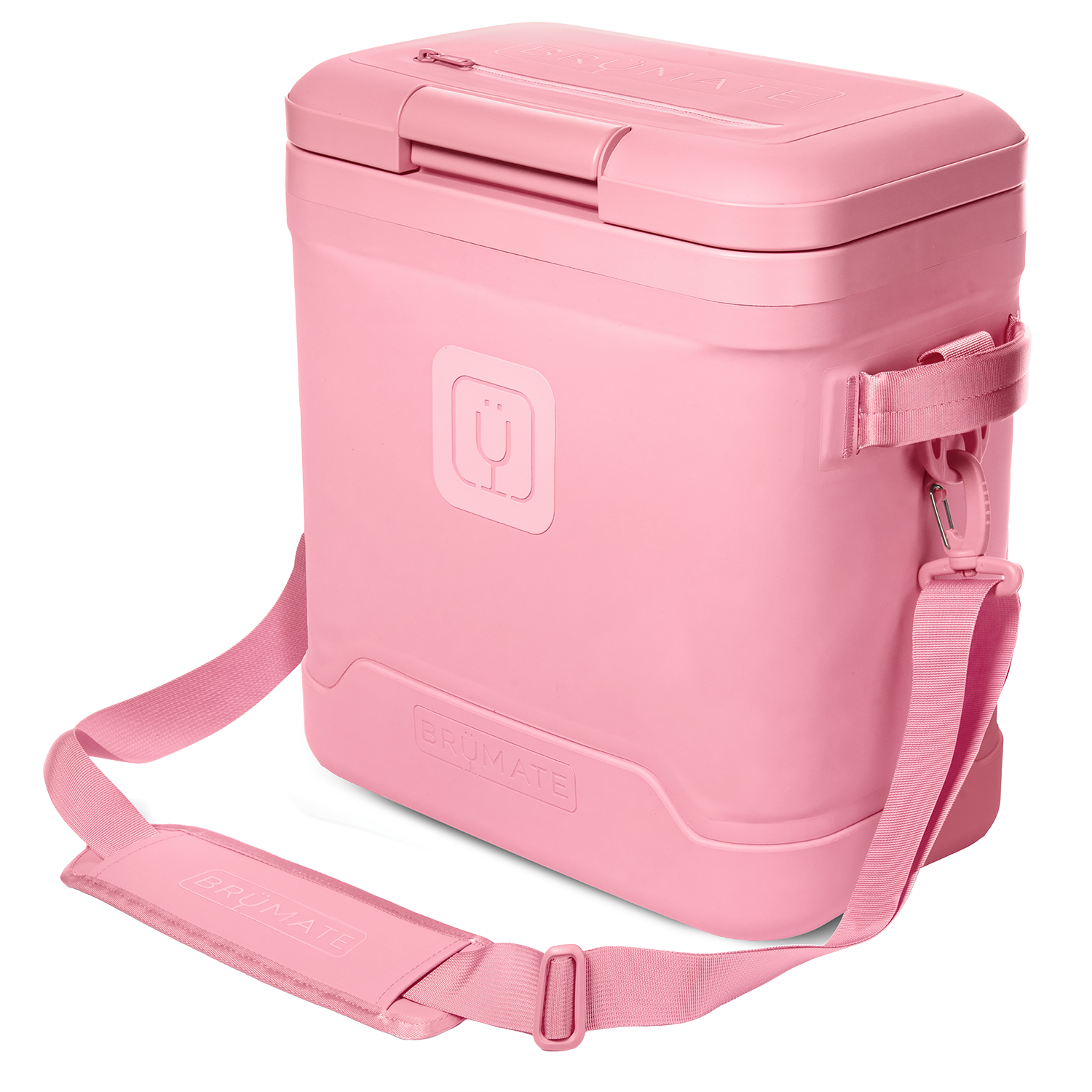 BrüMate MagPack 18-Can Shoulder Sling Soft Cooler - Primrose - Front Strap View