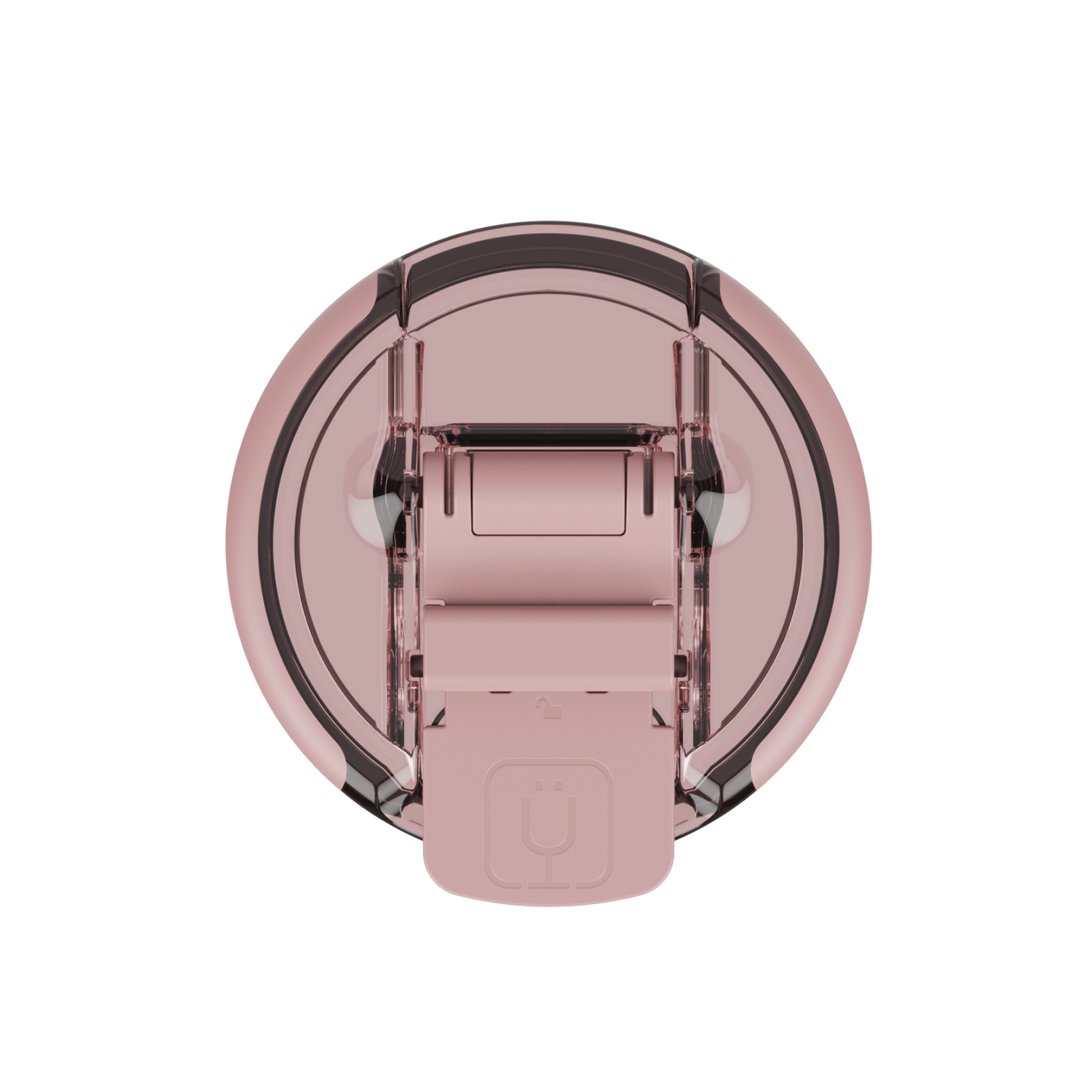 BrüMate Uncork'd OctaLock™ Lid 14oz - Glitter Rose Gold - View 1