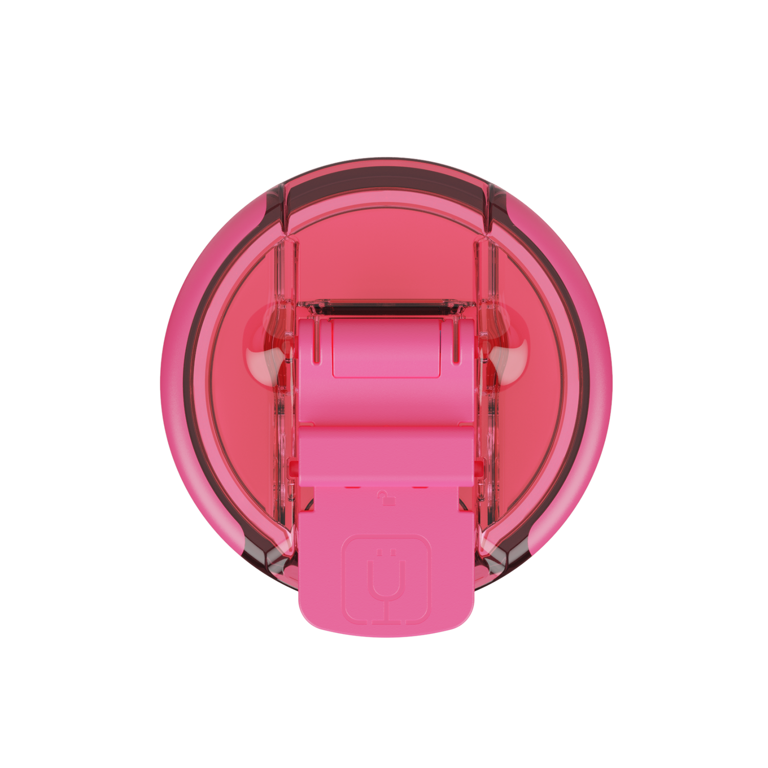 BrüMate Uncork'd OctaLock™ Lid 14oz - Neon Pink - View 1