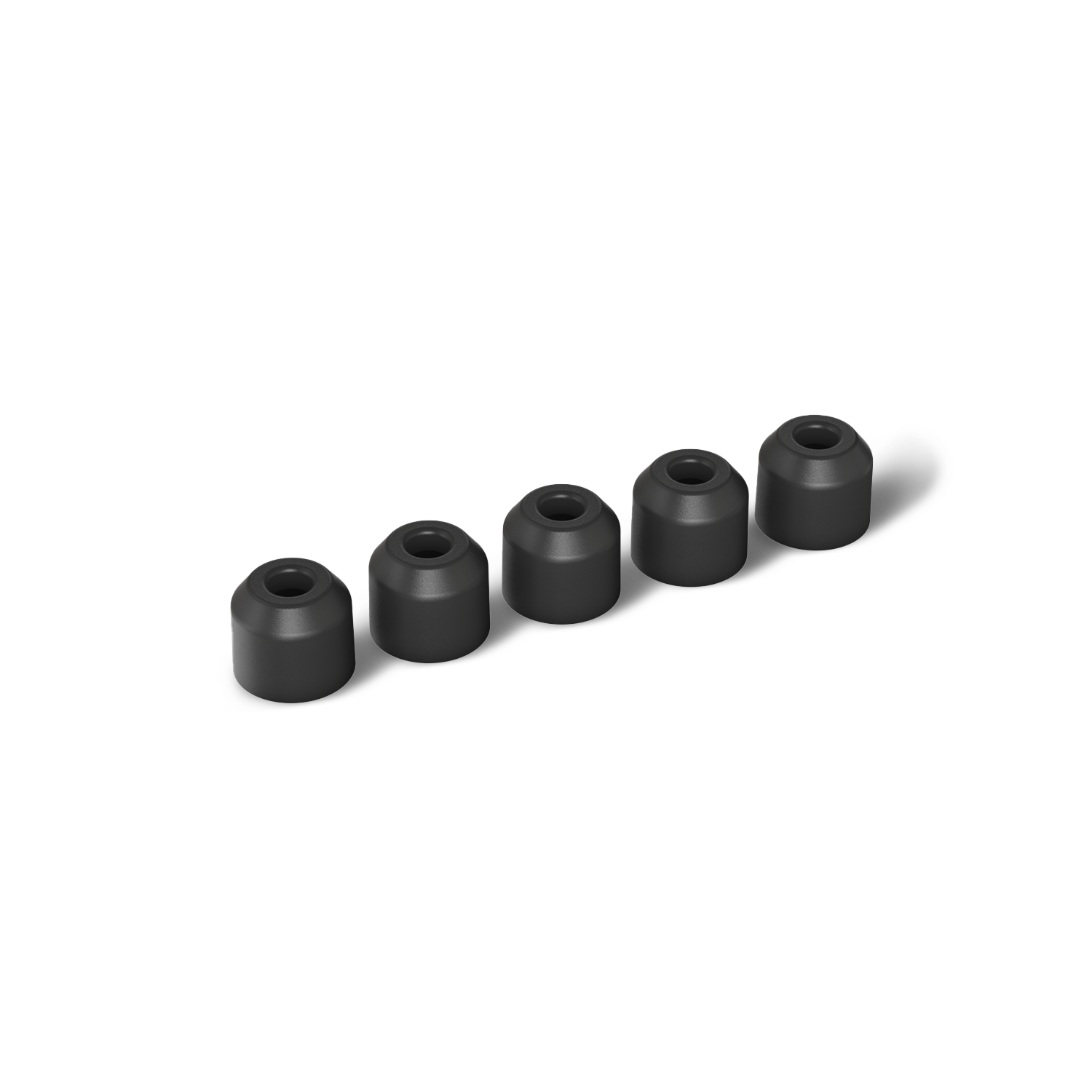 BrüMate Paragon Replacement Mouth Piece - Black (Pack of 5) - View 1