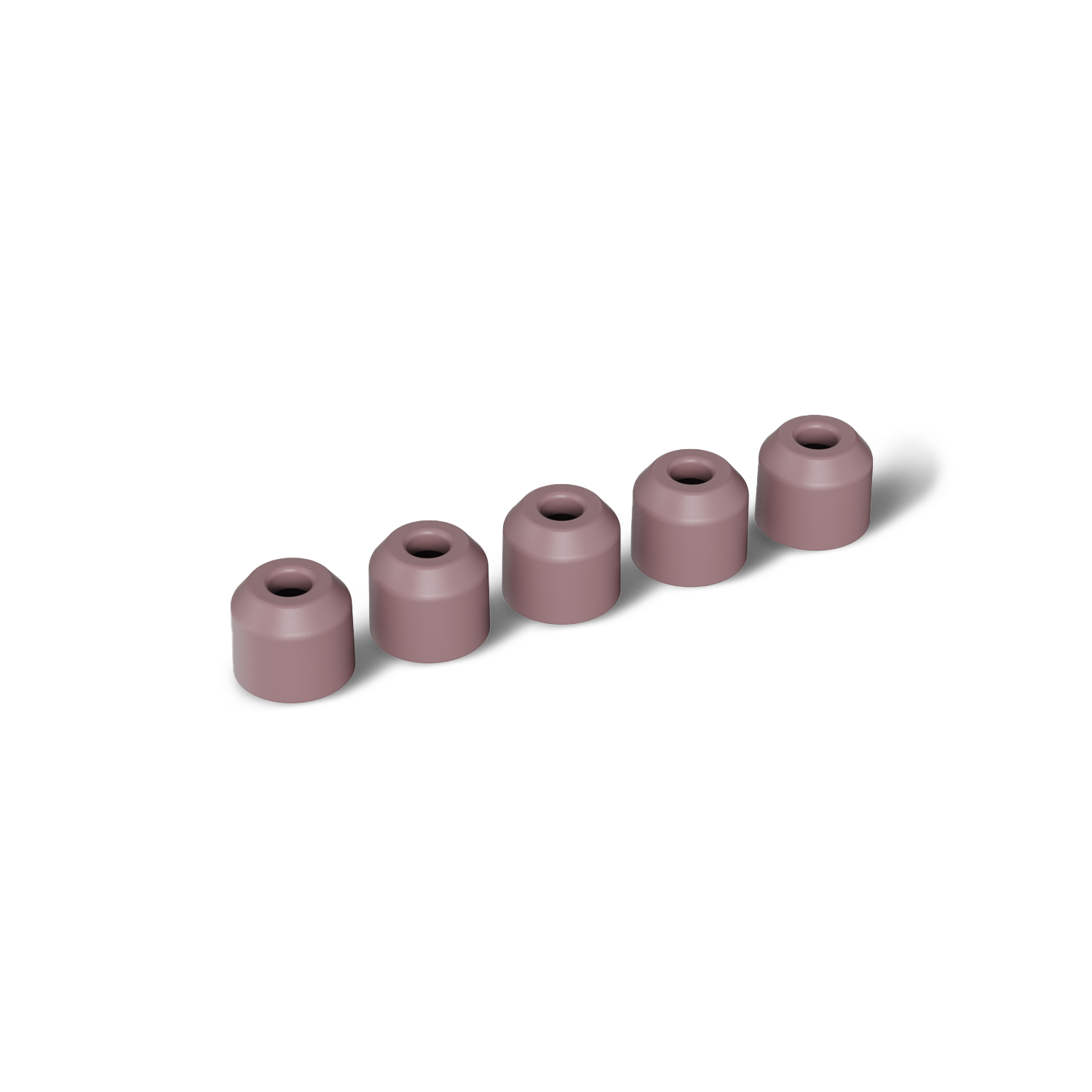 BrüMate Paragon Replacement Mouth Piece - Rose Taupe (Pack of 5) - View 1