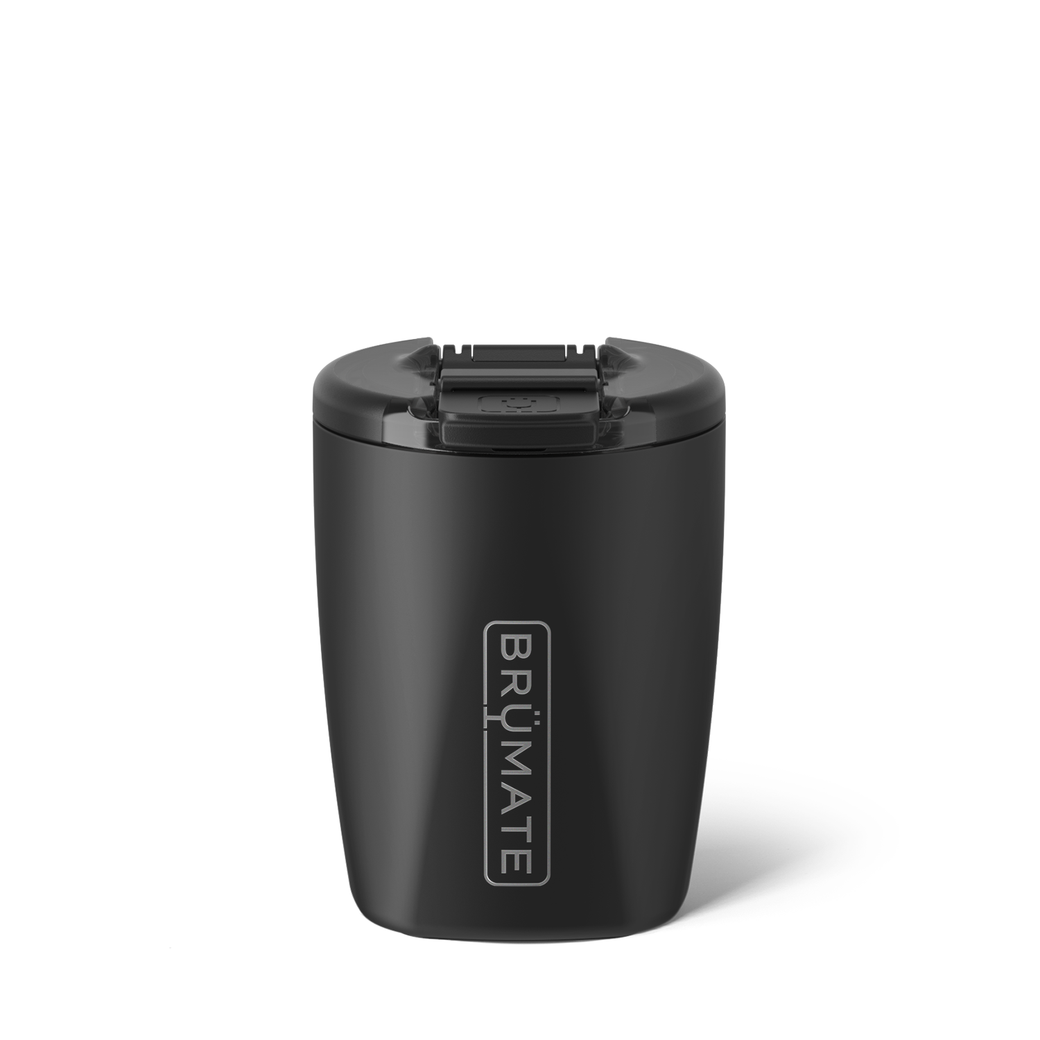 BrüMate Rocks 12oz Lowball Tumbler - Matte Black - View 1