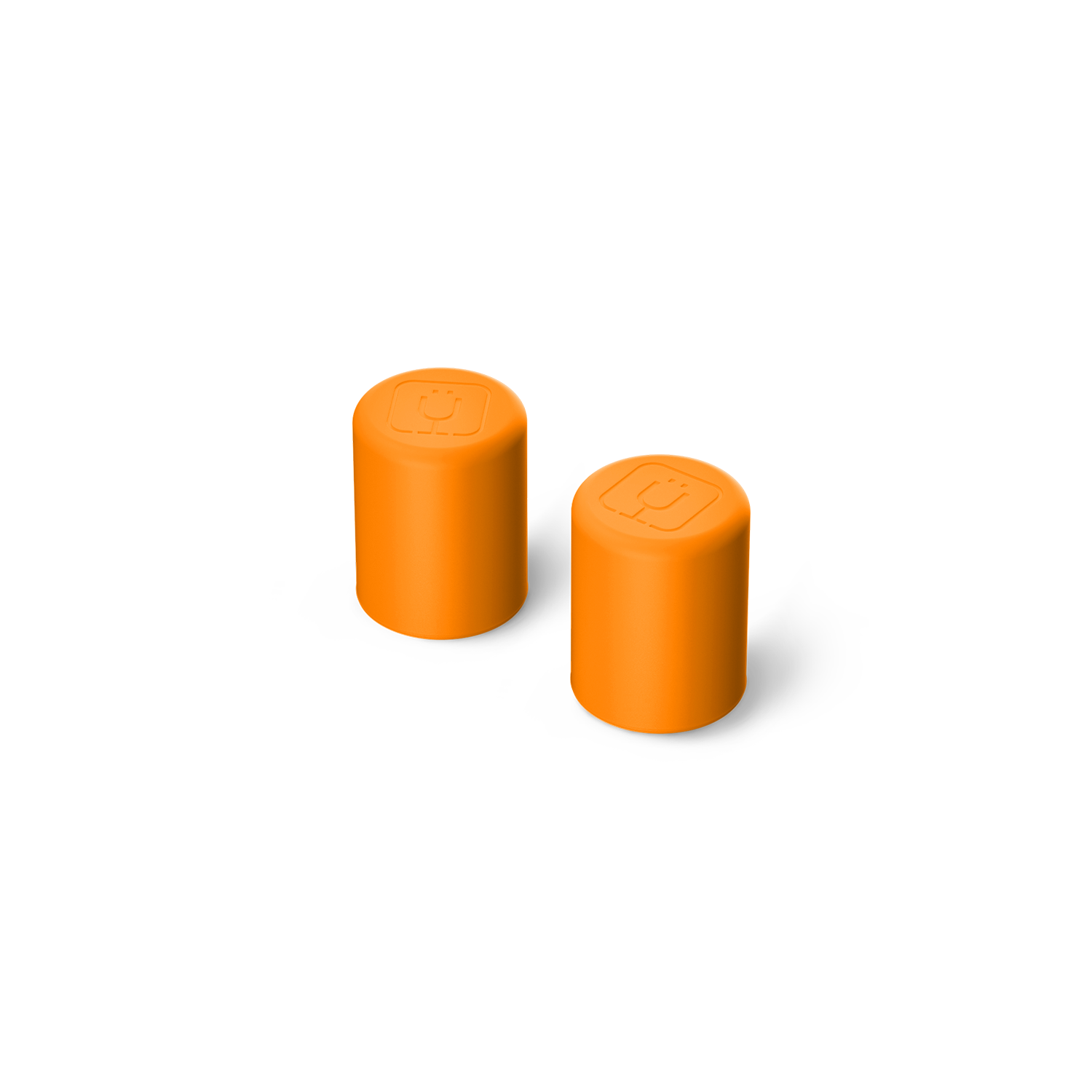 BrüMate Magnetic Straw Cover (2-Pack) - Clementine - View 1