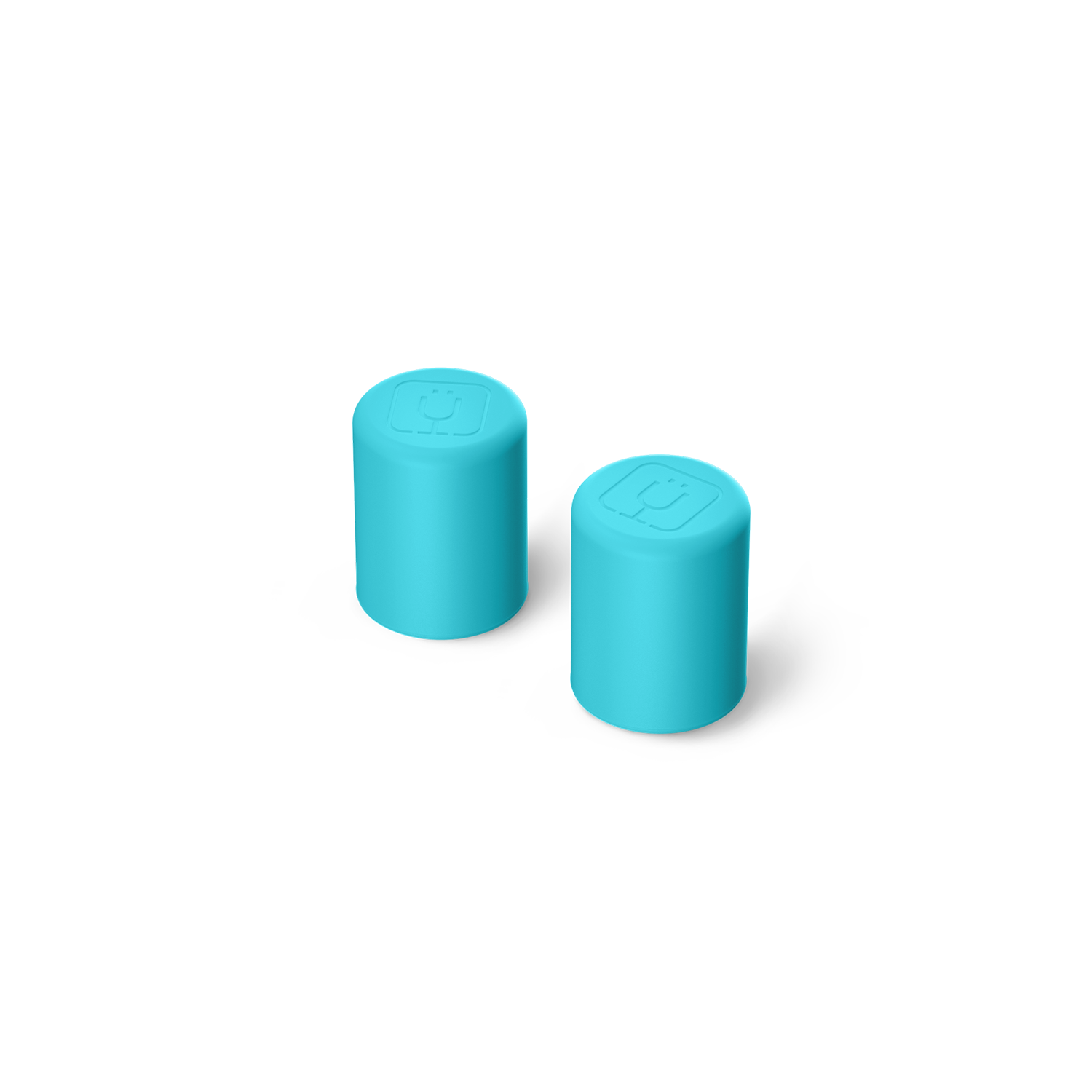 BrüMate Magnetic Straw Cover (2-Pack) - Curaçao - View 1