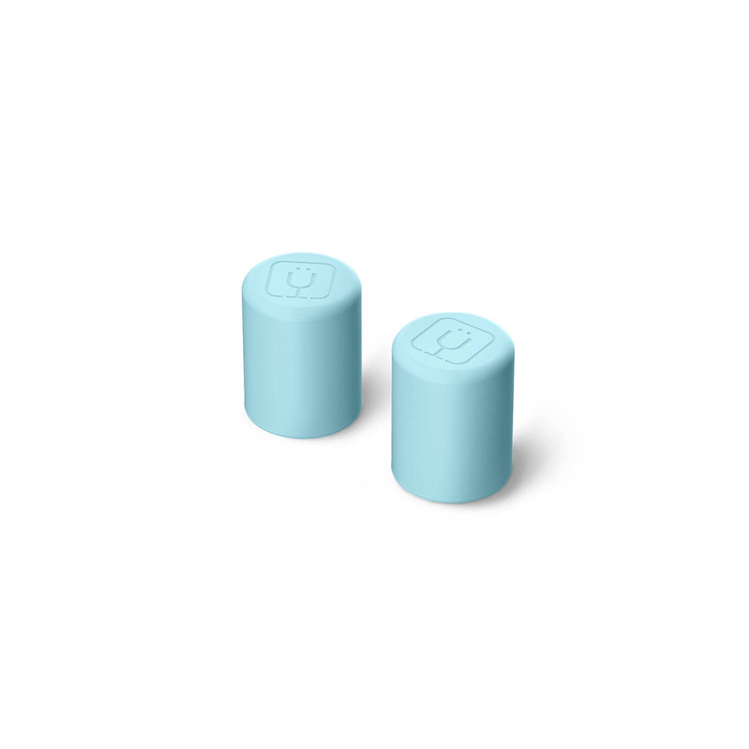 BrüMate Magnetic Straw Cover (2-Pack) - Glacier - View 1