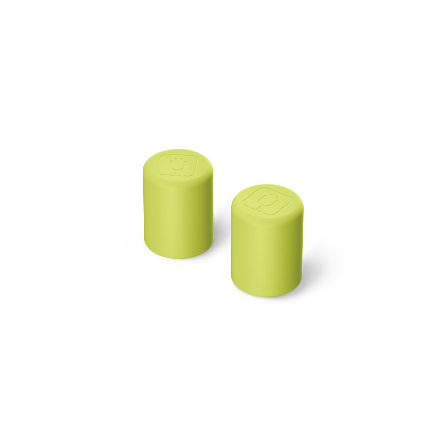 BrüMate Magnetic Straw Cover (2-Pack) - Lemon Lime - View 1