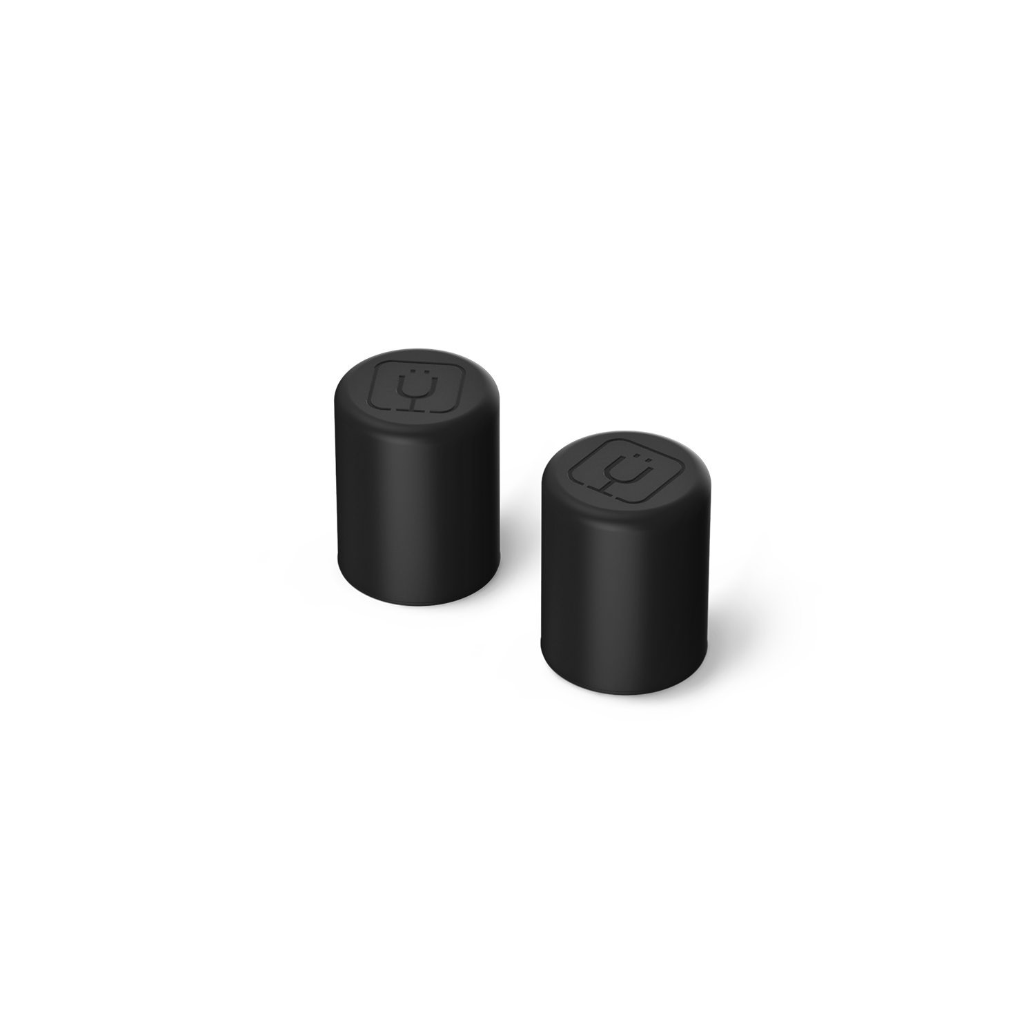 BrüMate Magnetic Straw Cover (2-Pack) - Black - View 1