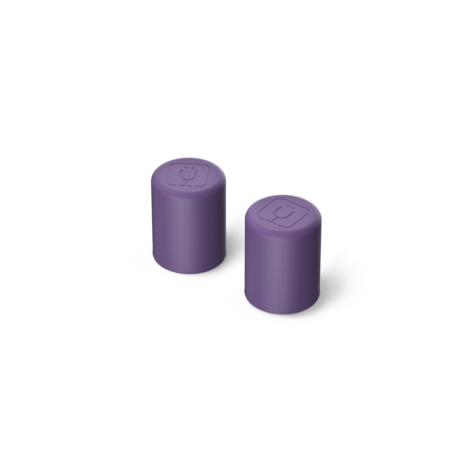 BrüMate Magnetic Straw Cover (2-Pack) - Dark Aura - View 1