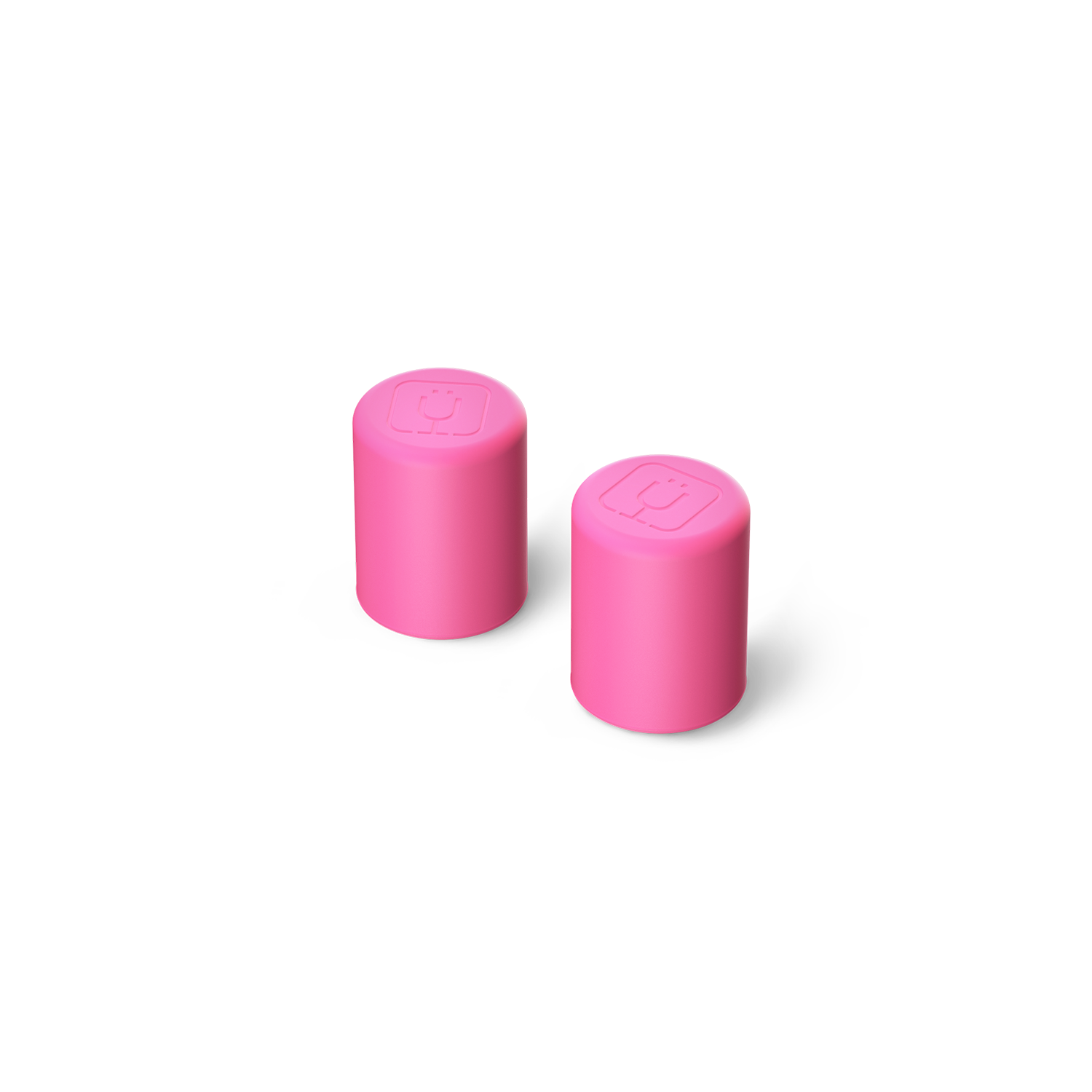 BrüMate Magnetic Straw Cover (2-Pack) - Neon Pink - View 1