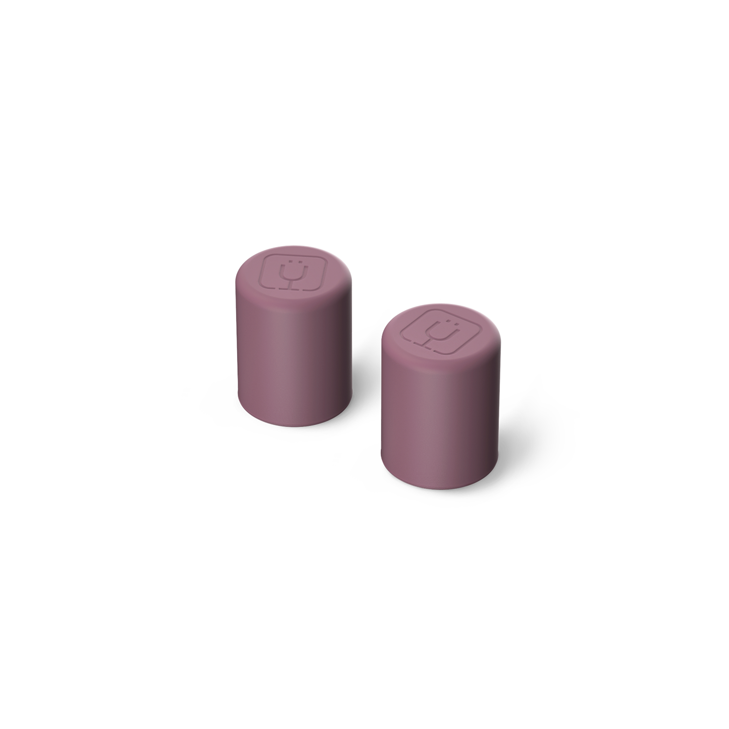 BrüMate Magnetic Straw Cover (2-Pack) - Rose Taupe - View 1