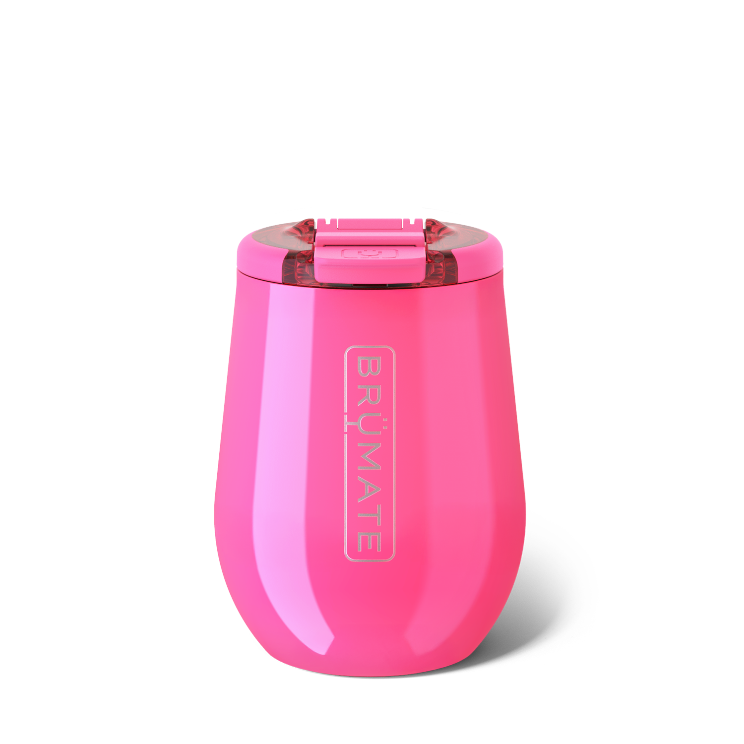 BrüMate Uncork'd 14oz Wine Tumbler - Neon Pink - View 1