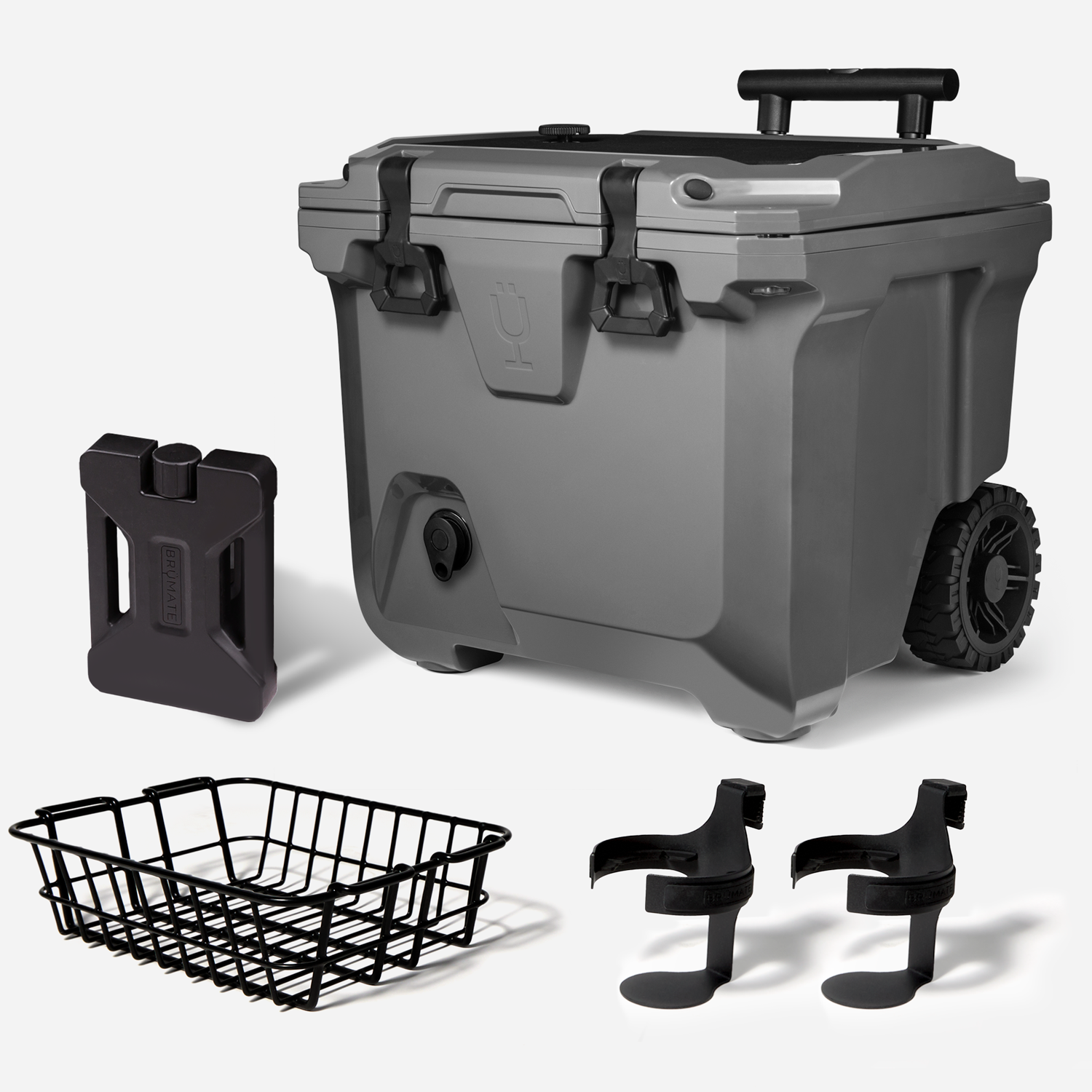 BrüMate BrüTank 35-Quart Ultimate Day Trip Cooler Bundle - Charcoal - View 1