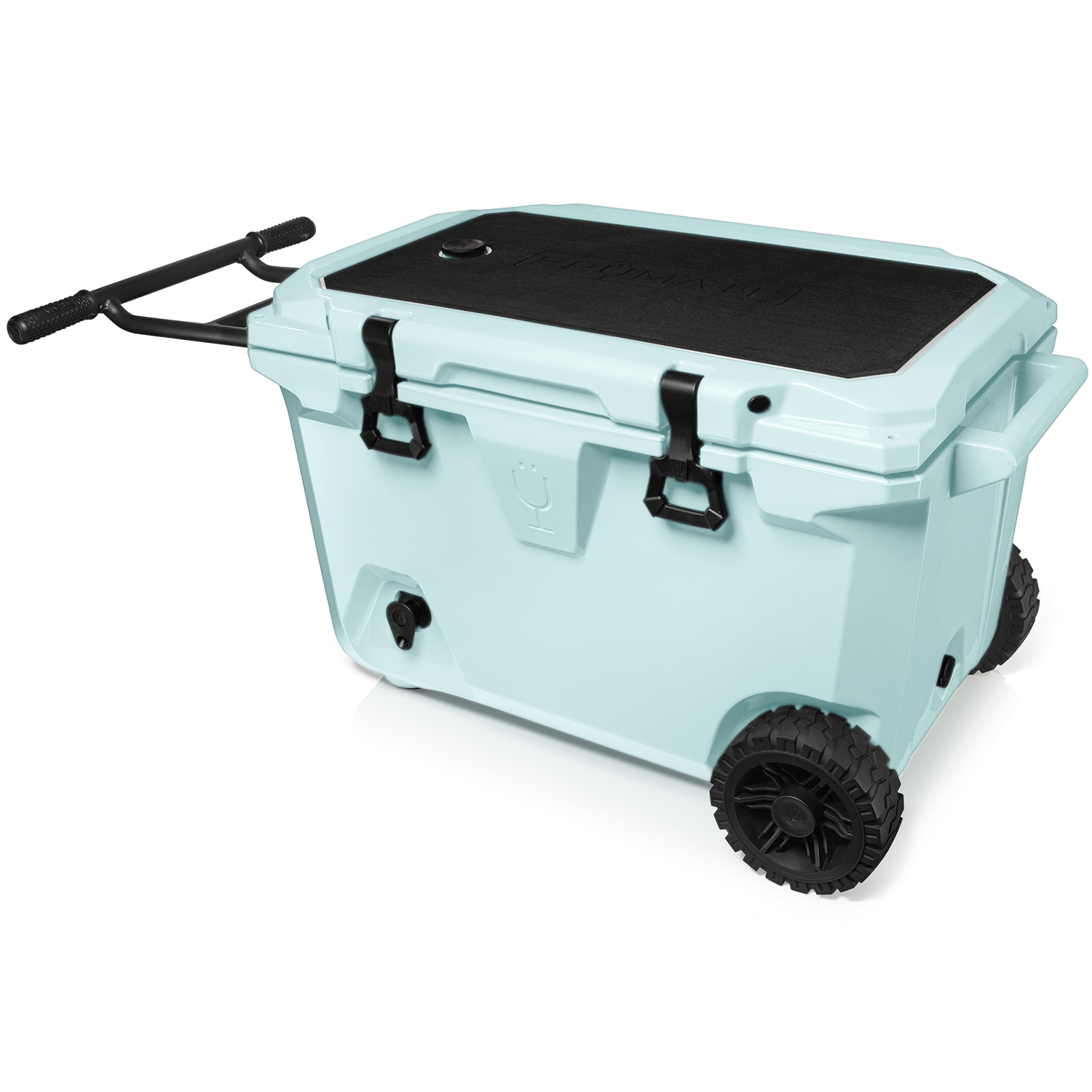 BrüMate BrüTank 55-Quart Rolling Cooler - Blue Agave - View 2