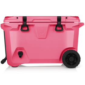 BrüMate BrüTank 55-Quart Rolling Cooler - Neon Pink - View 1