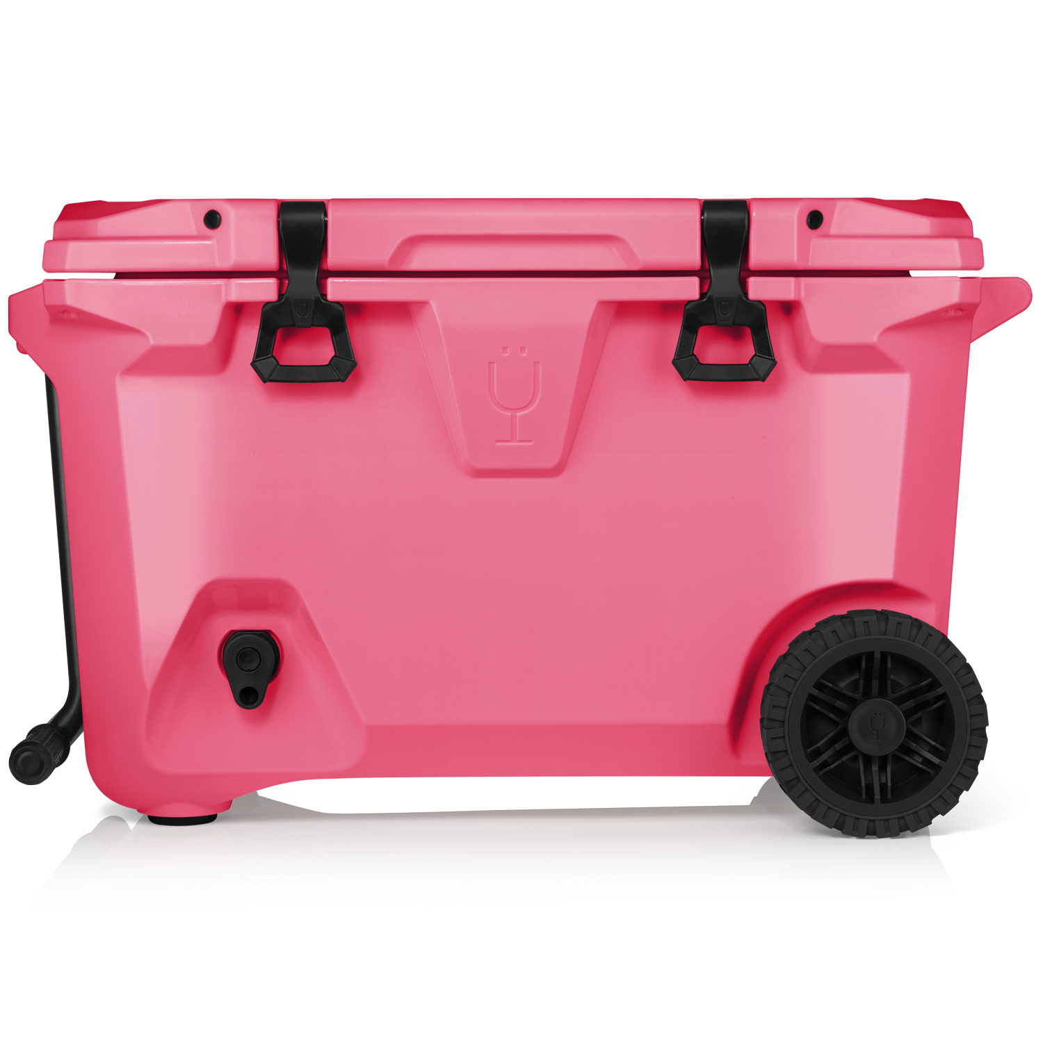 BrüMate BrüTank 55-Quart Rolling Cooler - Neon Pink - View 1