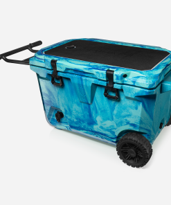 BrüMate BrüTank 55-Quart Rolling Cooler - Ocean Swirl - View 2