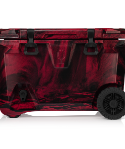 BrüMate BrüTank 55-Quart Rolling Cooler - Red & Black Swirl - View 1