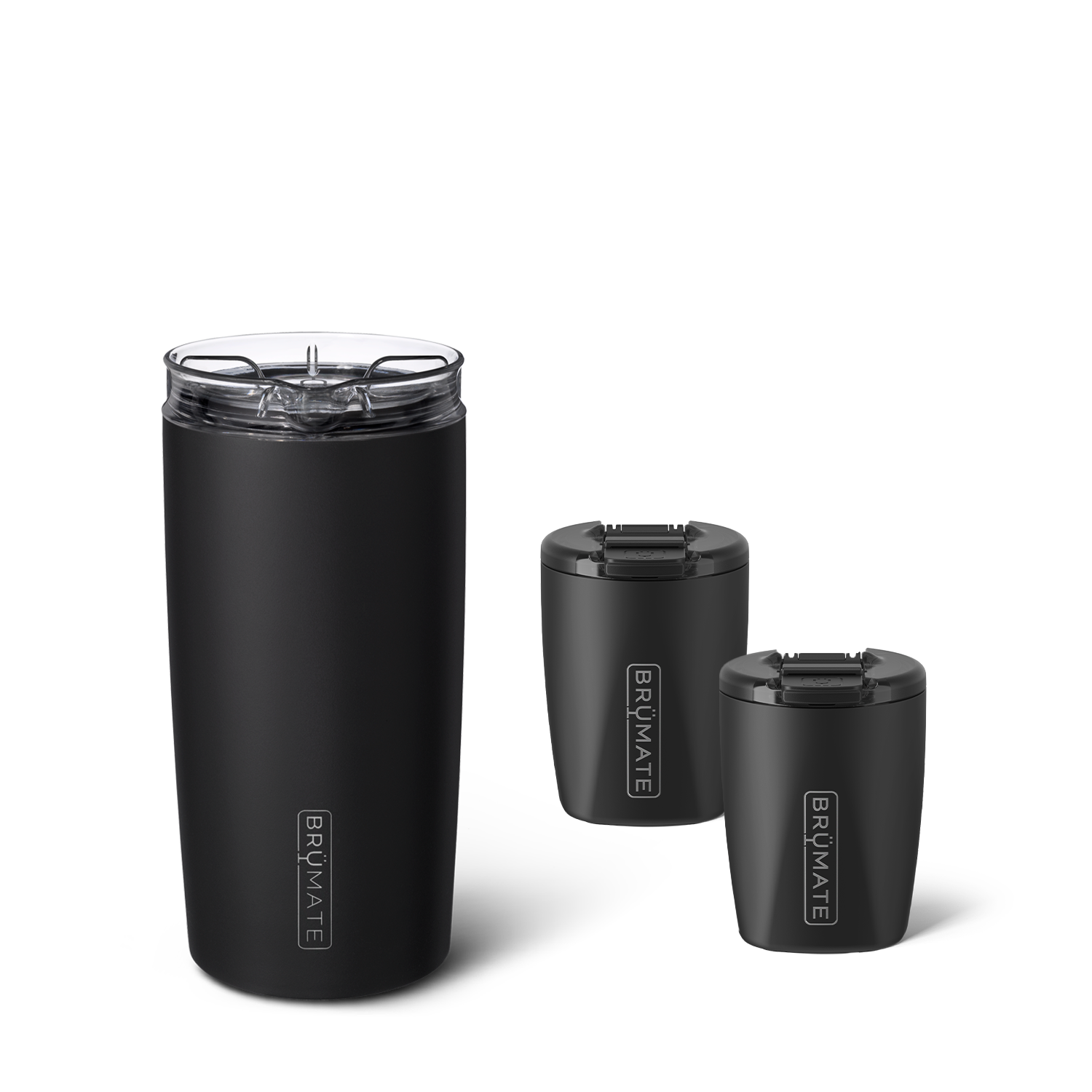 BrüMate Togosa + Rocks Bundle 49oz Chiller Pitcher - Matte Black - View 1