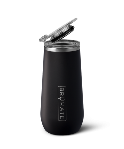 BrüMate Champagne Flute 12oz - Matte Black - View 1