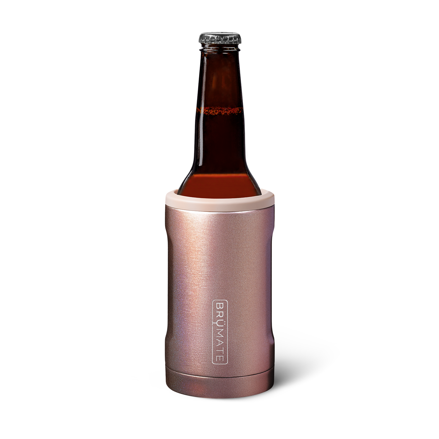 BrüMate Hopsulator Bott'l - Glitter Rose Gold - View 1