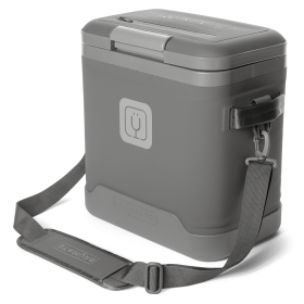 BrüMate MagPack 18-Can Shoulder Sling Soft Cooler - Graphite - Front Strap View