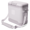 BrüMate MagPack 18-Can Shoulder Sling Soft Cooler - Lilac - Front Strap View