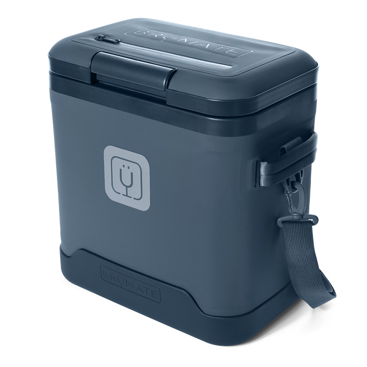 BrüMate MagPack 18-Can Shoulder Sling Soft Cooler - Nightfall Blue - Front View