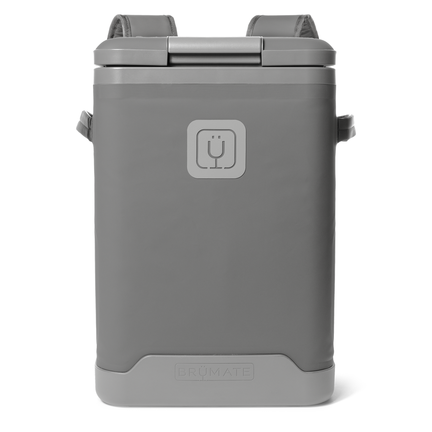 BrüMate MagPack 24-Can Backpack Soft Cooler - Graphite - Front View